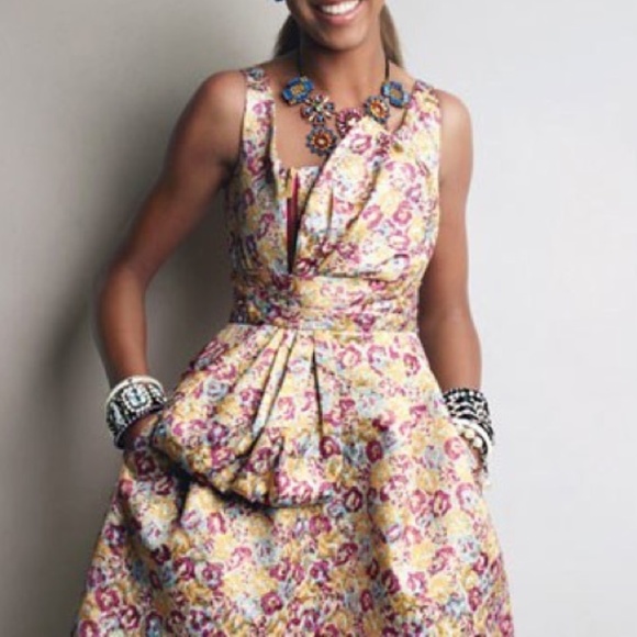 Zac Posen for Target Brocade Floral Cocktail Dress - Picture 2 of 8